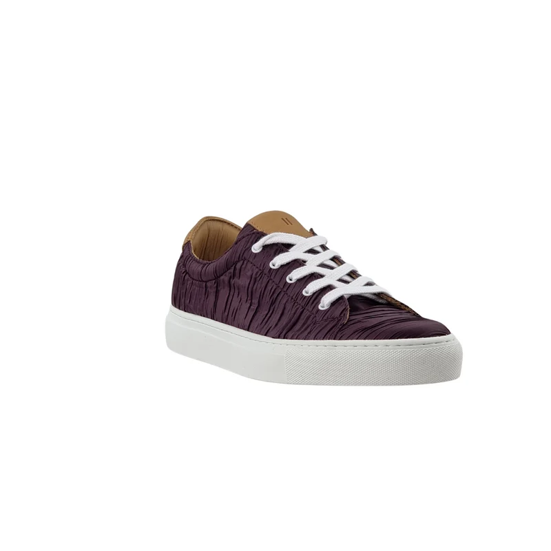 LACETS PLISSEE GRENAT