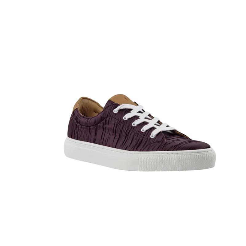 LACETS PLISSEE GRENAT