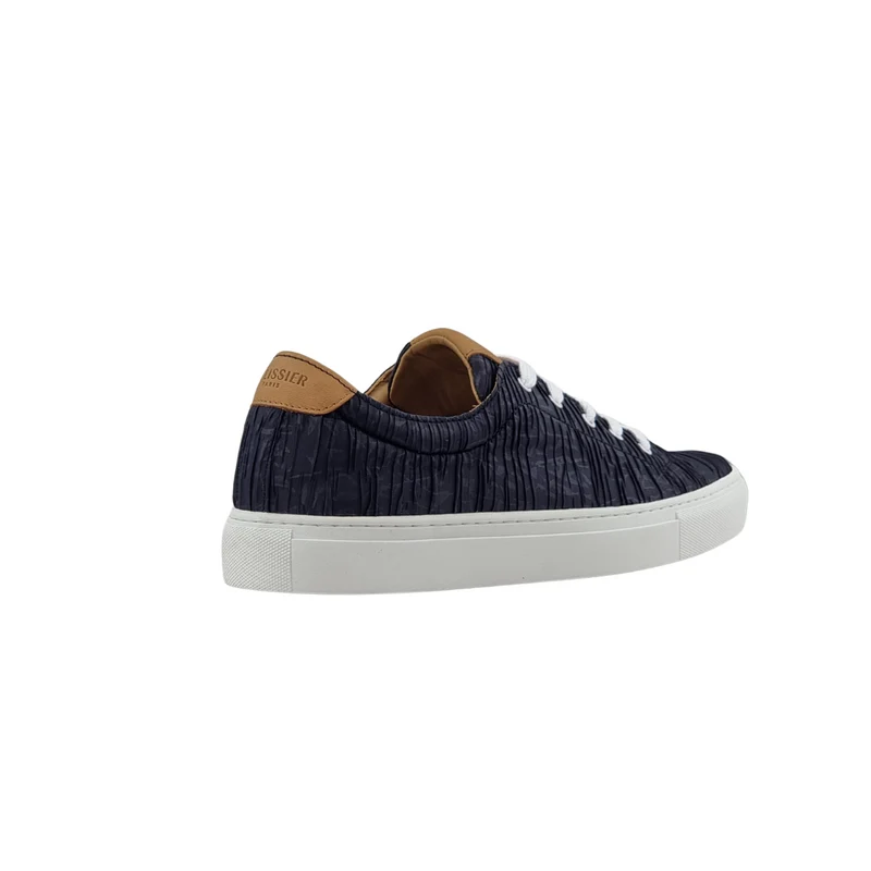 LACETS PLISSEE BLEU