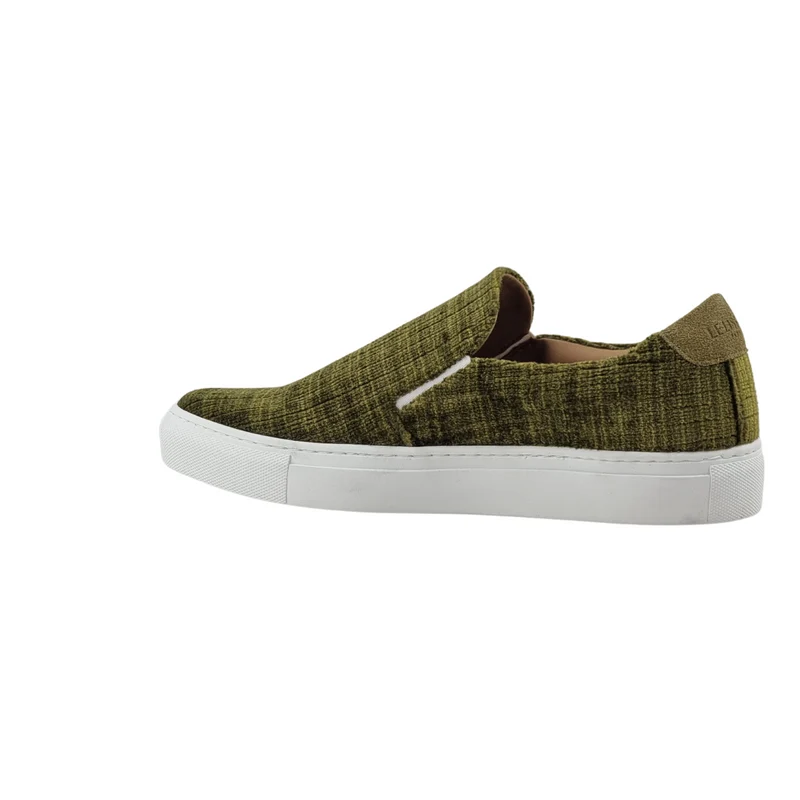 LES SLIP-ON VELOURS VERT