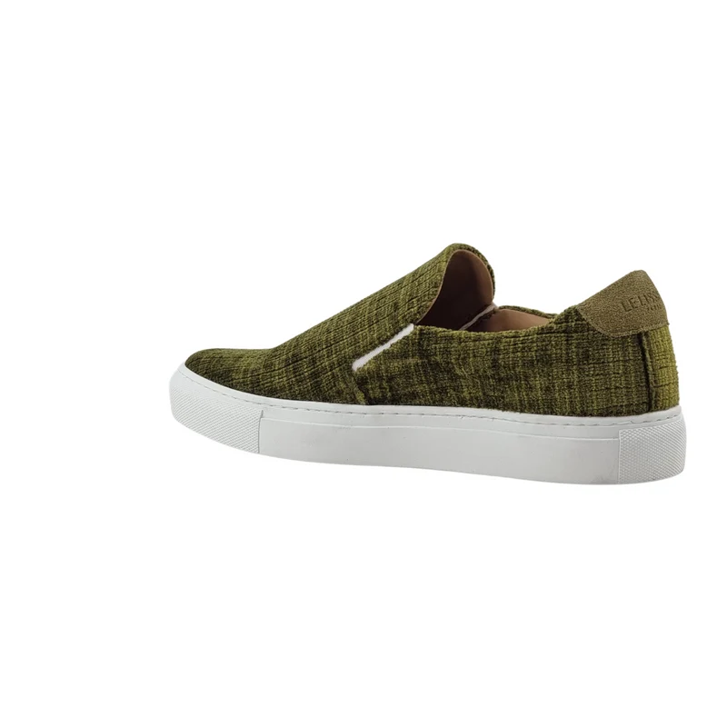 LES SLIP-ON VELOURS VERT