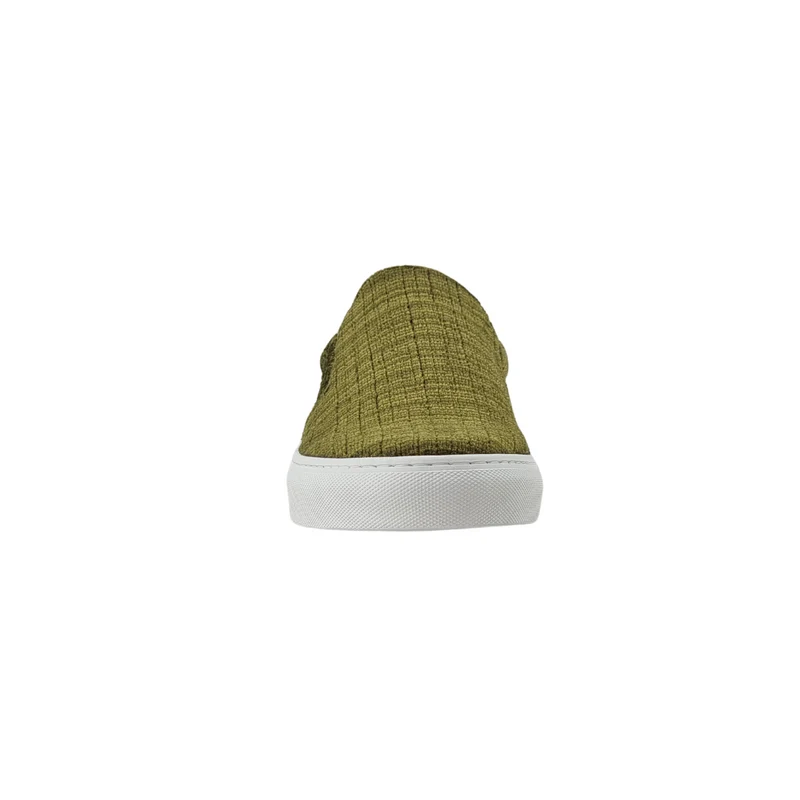 LES SLIP-ON VELOURS VERT