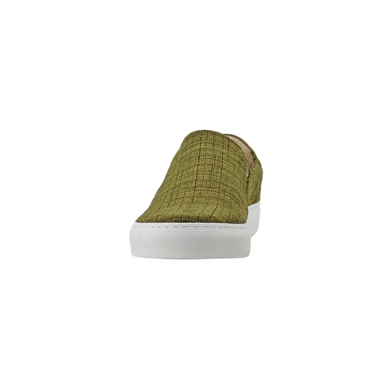 LES SLIP-ON VELOURS VERT