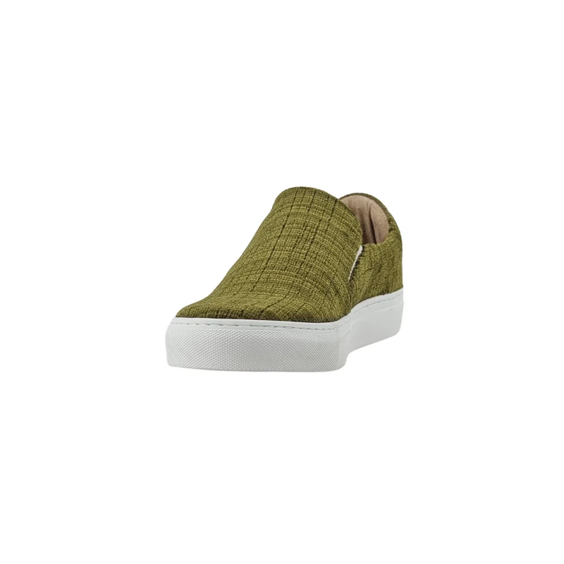 LES SLIP-ON VELOURS VERT