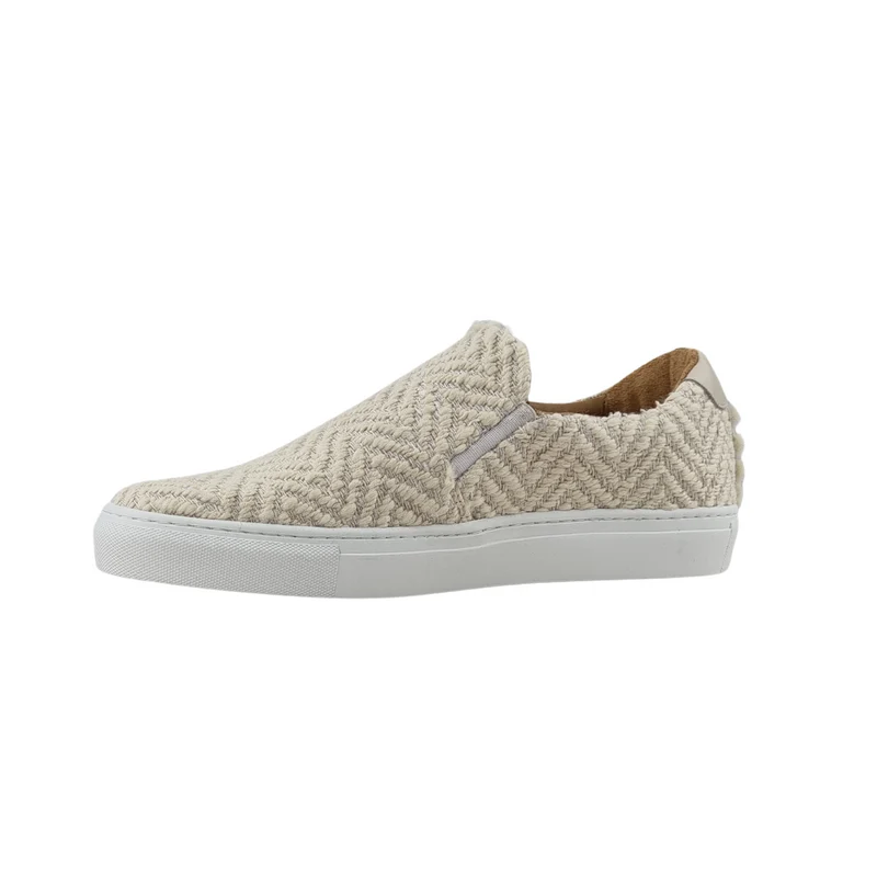 LES SLIP-ON CHEVRONS BEIGES
