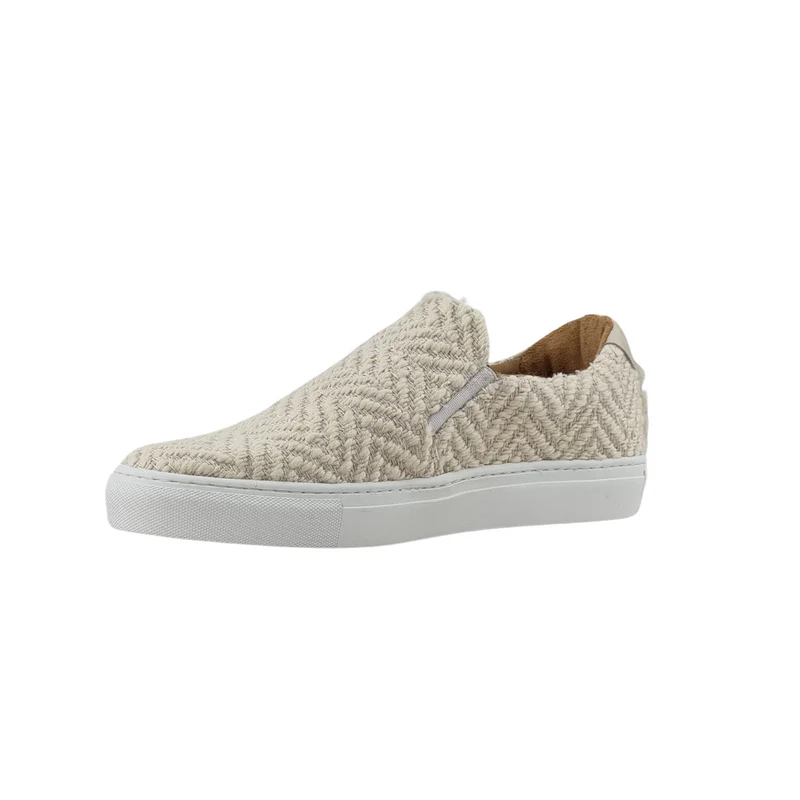 LES SLIP-ON CHEVRONS BEIGES