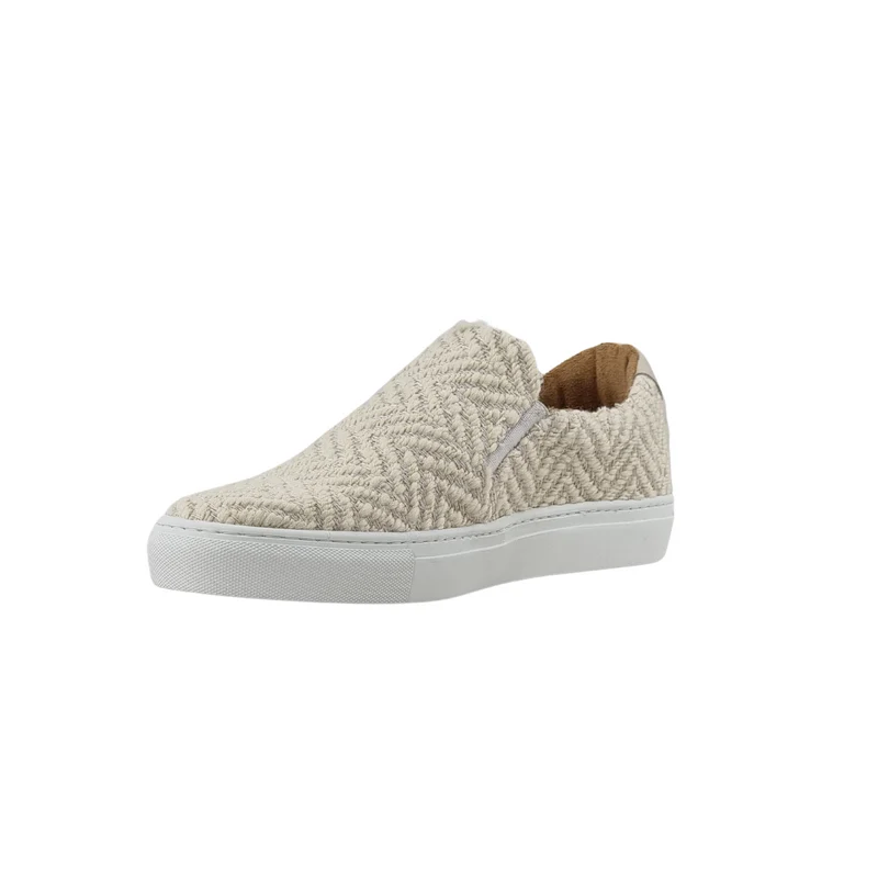 LES SLIP-ON CHEVRONS BEIGES