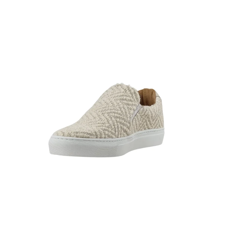 LES SLIP-ON CHEVRONS BEIGES