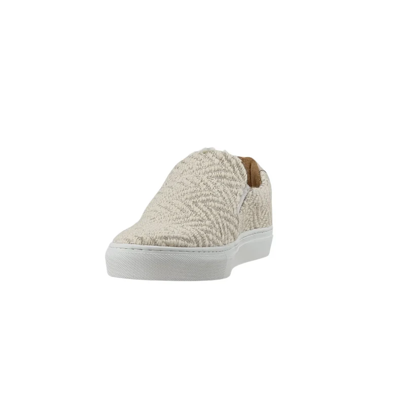 LES SLIP-ON CHEVRONS BEIGES