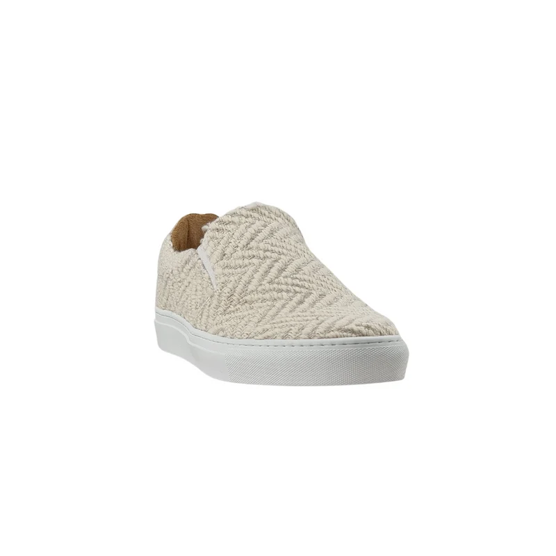 LES SLIP-ON CHEVRONS BEIGES