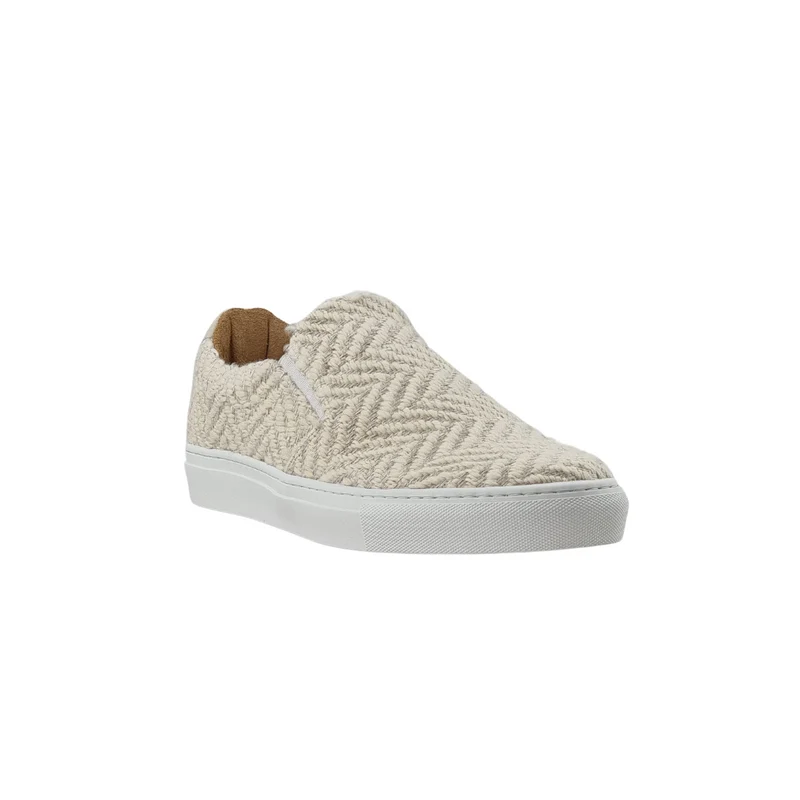 LES SLIP-ON CHEVRONS BEIGES