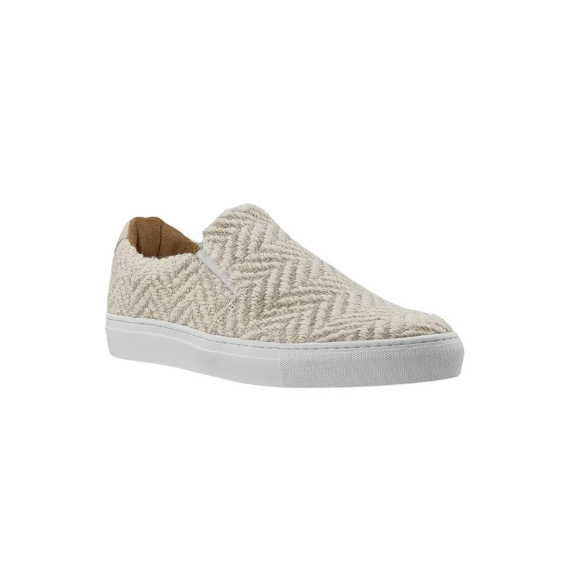 LES SLIP-ON CHEVRONS BEIGES