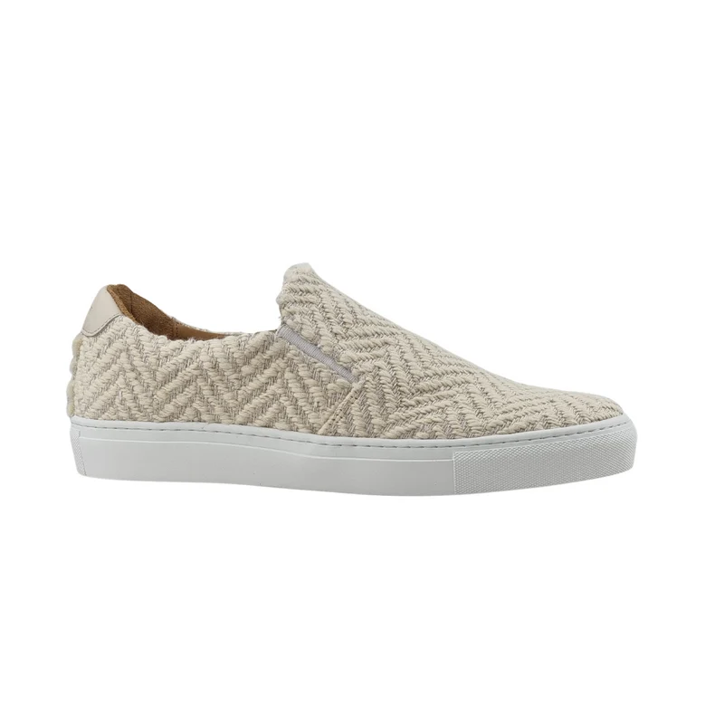 LES SLIP-ON CHEVRONS BEIGES