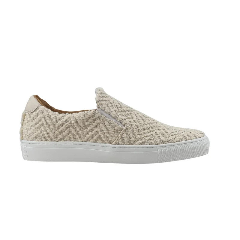 LES SLIP-ON CHEVRONS BEIGES