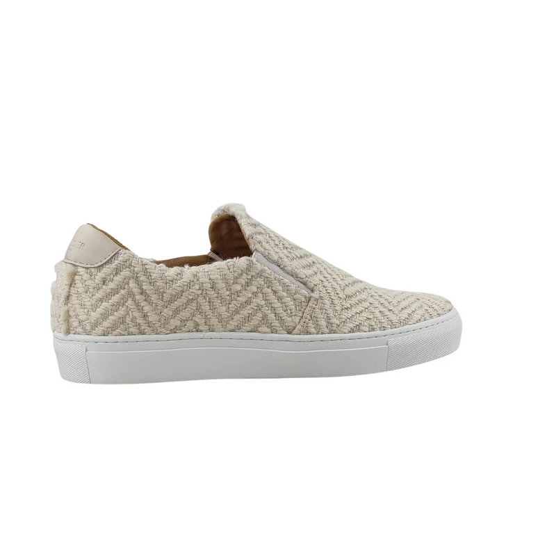 LES SLIP-ON CHEVRONS BEIGES