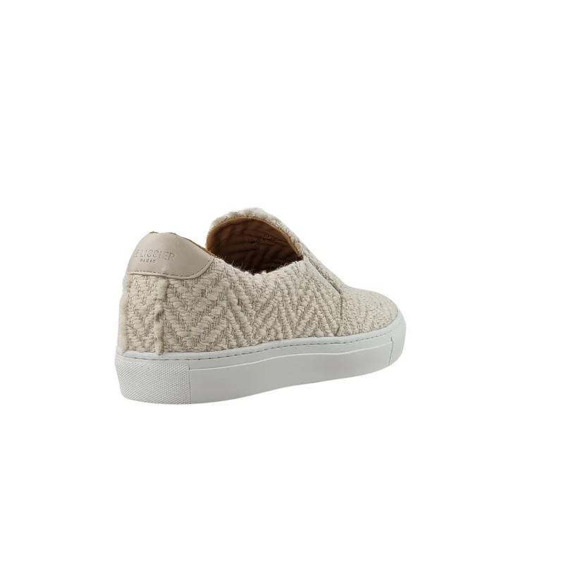 LES SLIP-ON CHEVRONS BEIGES