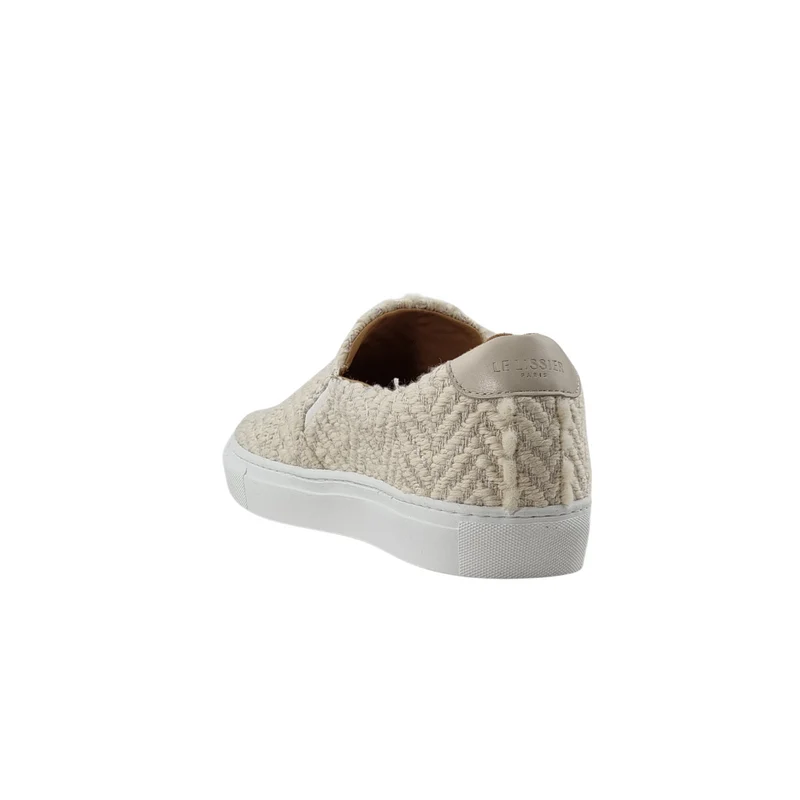 LES SLIP-ON CHEVRONS BEIGES