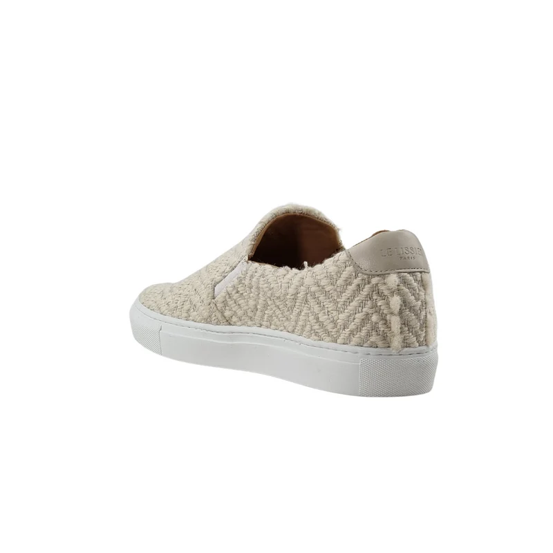 LES SLIP-ON CHEVRONS BEIGES