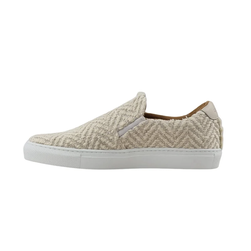 LES SLIP-ON CHEVRONS BEIGES