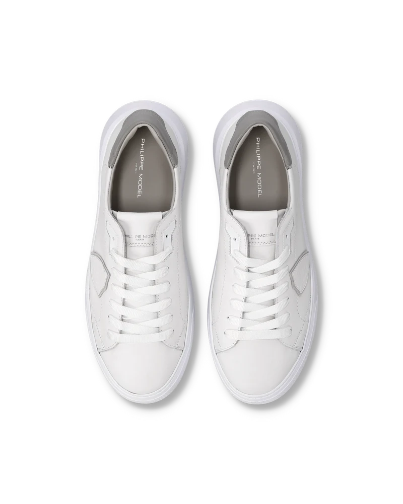 Sneakers Temple Men, White Grey