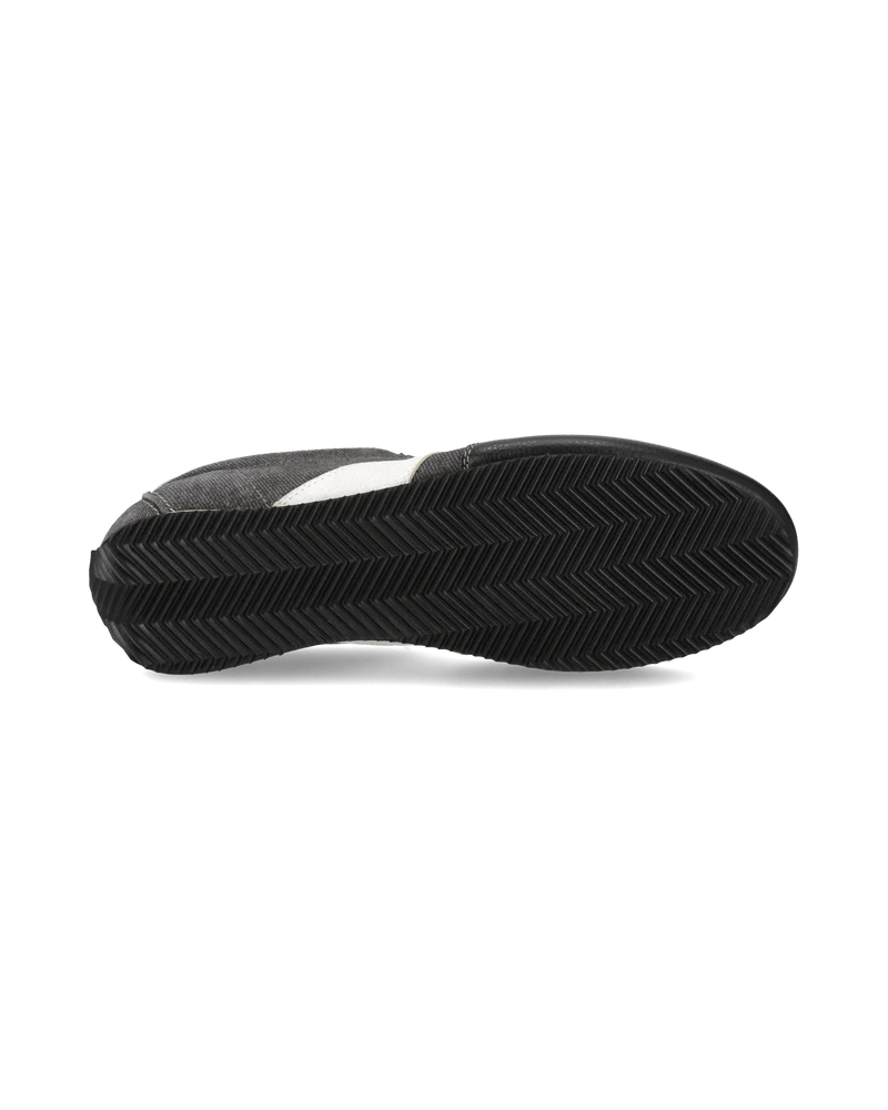 Sneakers Planche Men, Anthracite Grey White