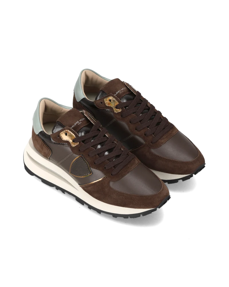 Sneakers Tropez Haute Women, Brown Avio