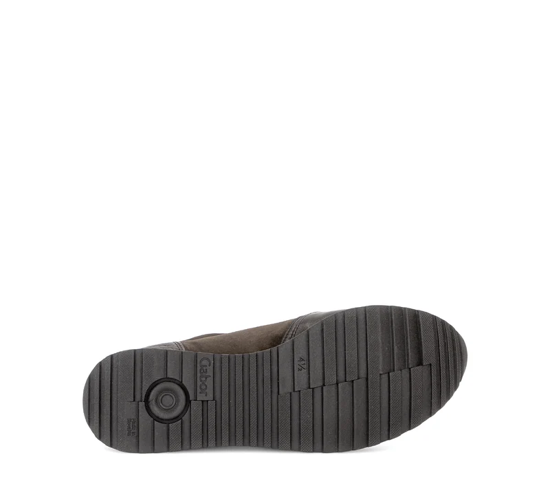 Baskets marron en daim et cuir