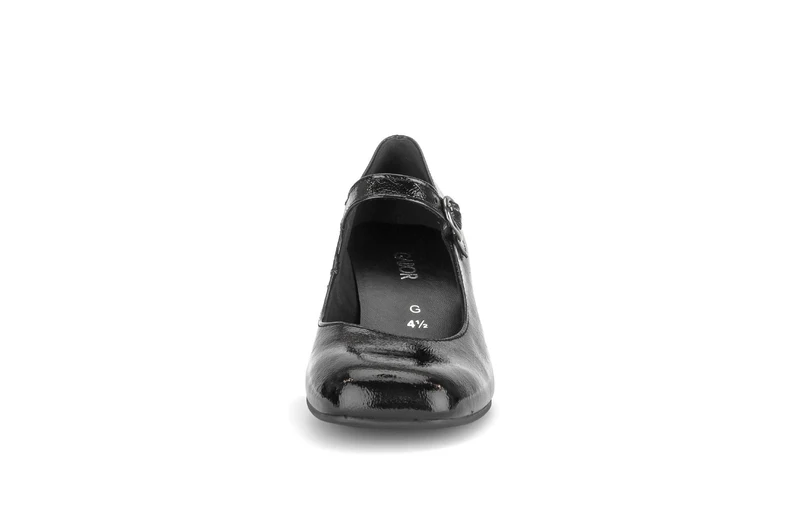 Escarpins noirs en cuir verni