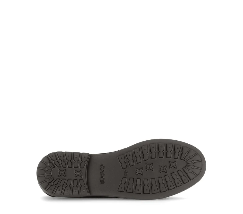 Mocassins noirs en cuir velours