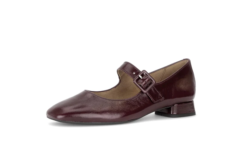 Escarpins rouges en cuir verni