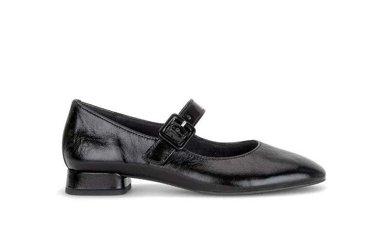 Escarpins noirs en cuir verni