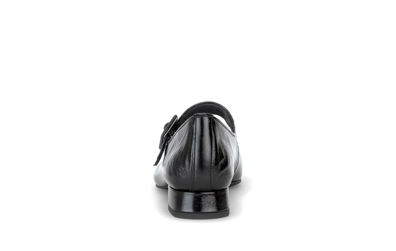 Escarpins noirs en cuir verni