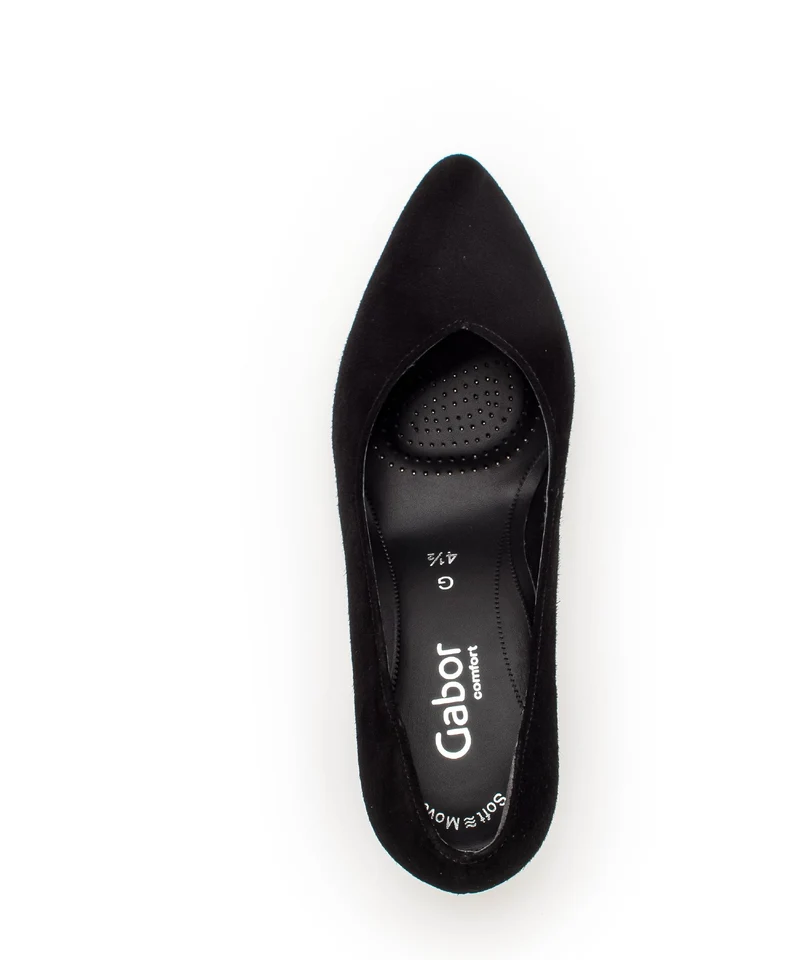Escarpins noirs en cuir