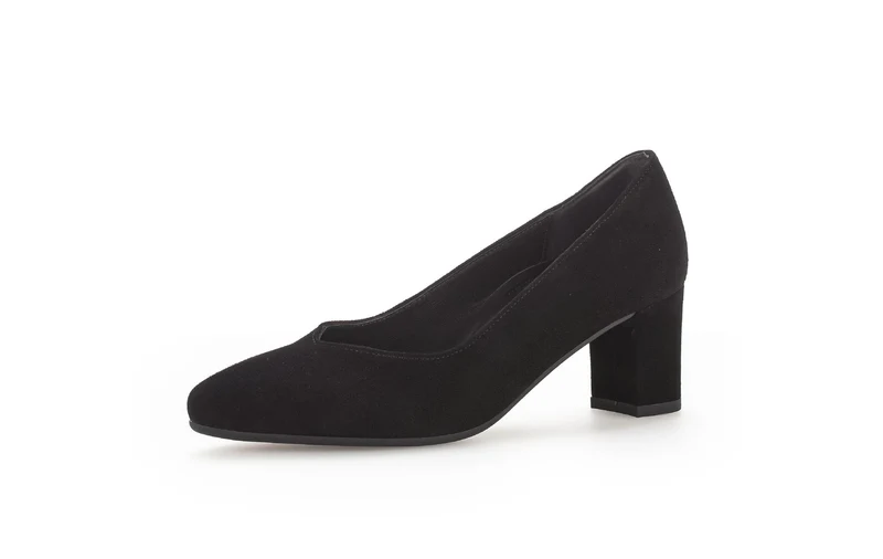 Escarpins noirs en cuir