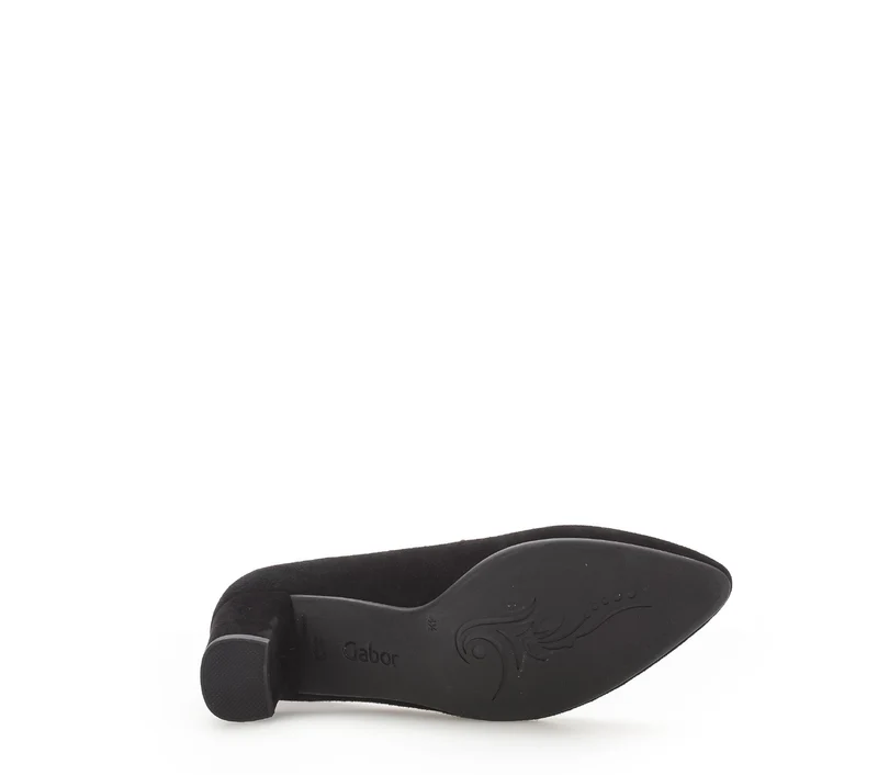 Escarpins noirs en cuir