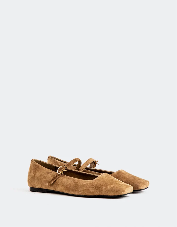 Phylia Taupe Suede