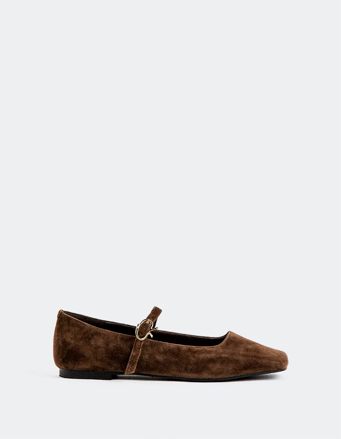 Phylia Brown Suede