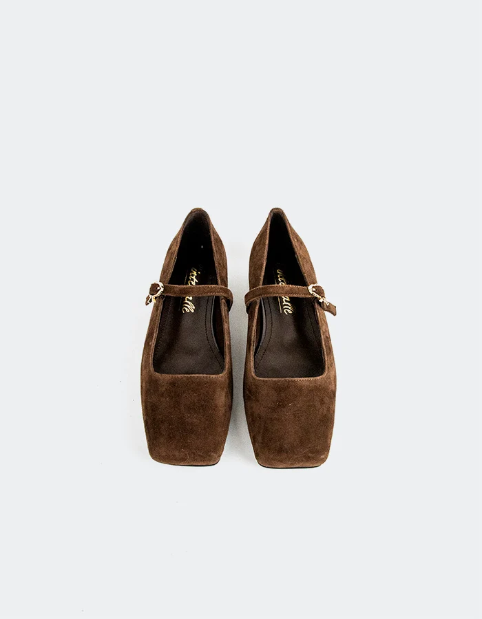 Phylia Brown Suede