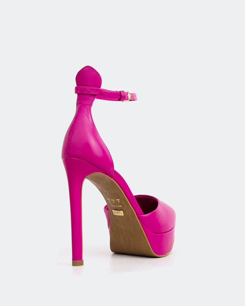 Charmed Fuchsia Leather