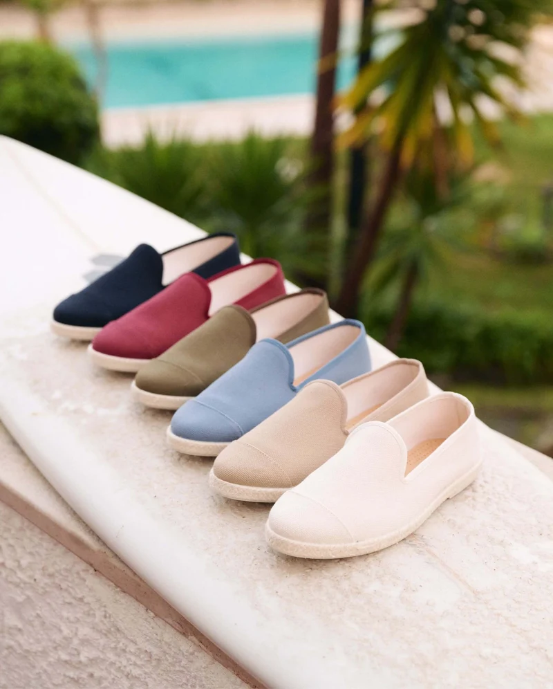 Espadrille homme Cenitz, coton recyclé ivoire