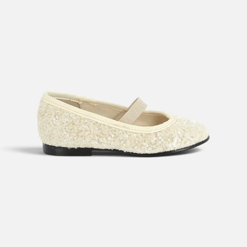 TC FLASH VENISE - SEQUIN VELOUR - CREMA
