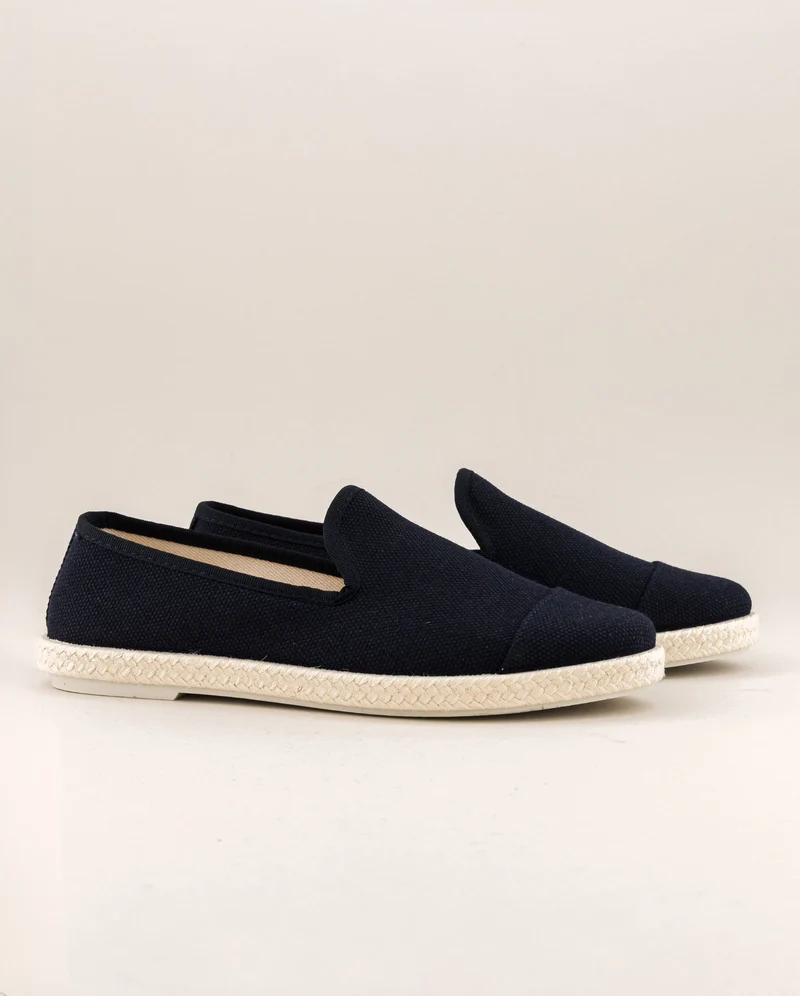 Espadrille homme Cenitz, coton recyclé marine