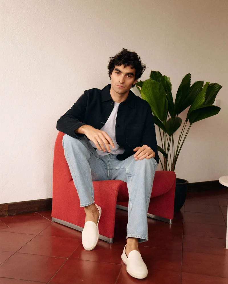 Espadrille homme Cenitz, coton recyclé ivoire