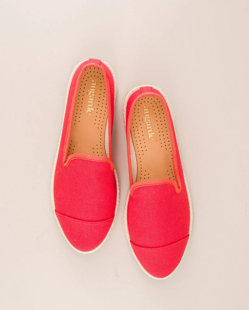 Espadrille femme Cenitz, coton recyclé hibiscus