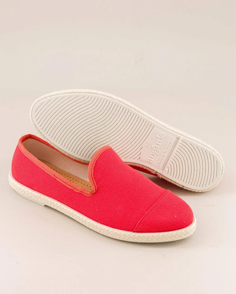 Espadrille femme Cenitz, coton recyclé hibiscus