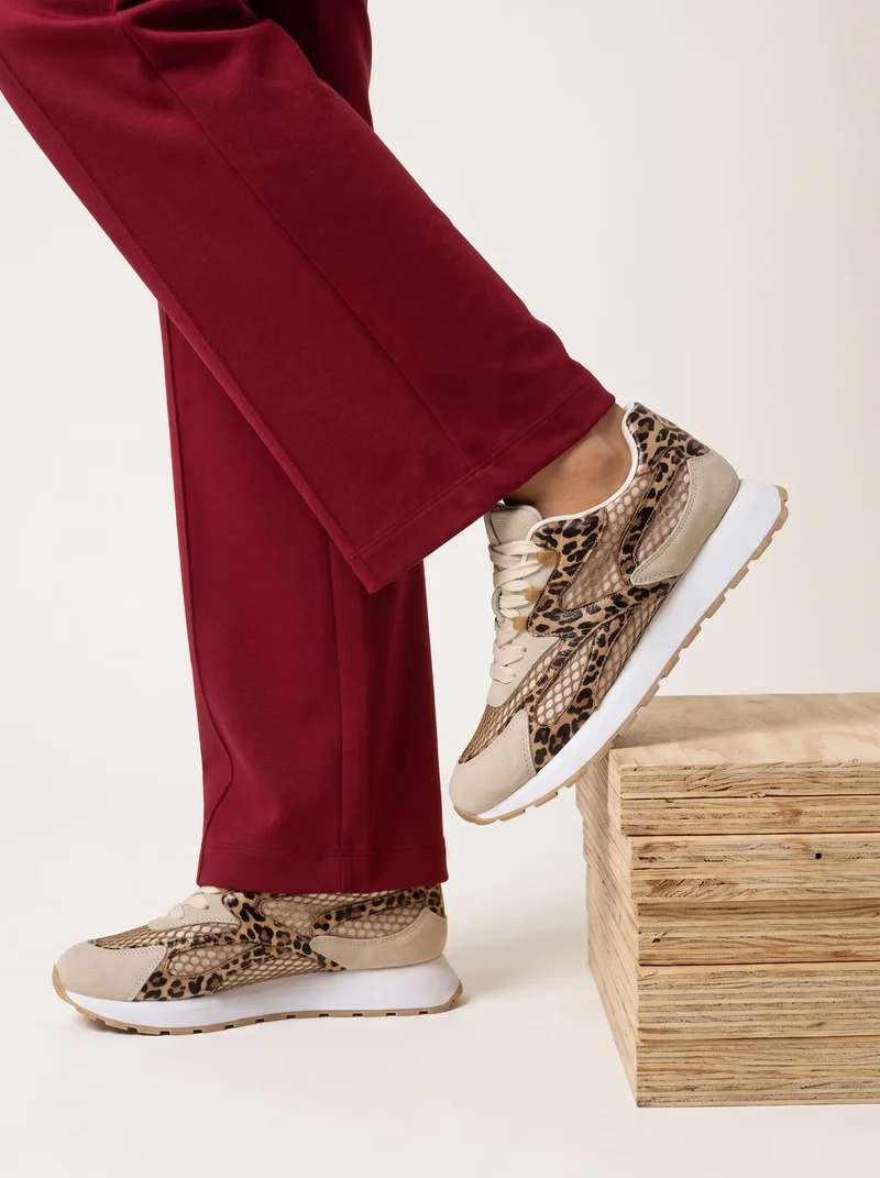 BASKETS 89 NINON LEOPARD