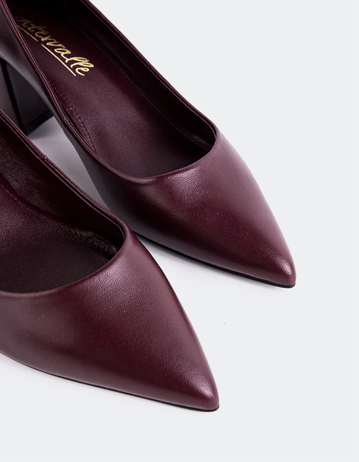 Josephine Burgundy Leather
