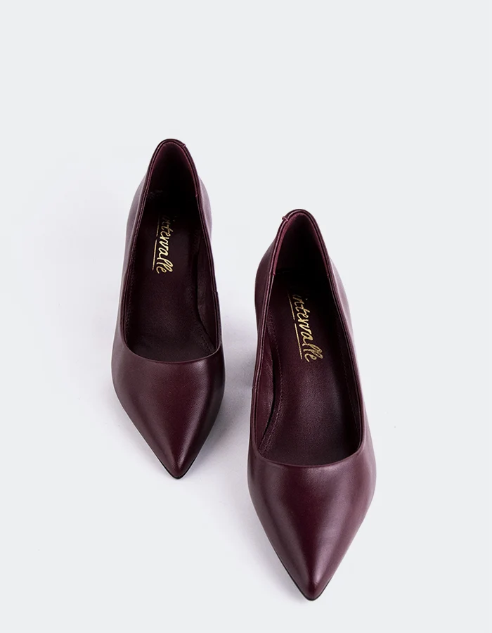 Josephine Burgundy Leather