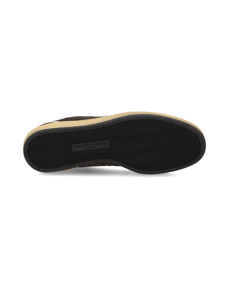 Sneakers Pgal Men, Brown White