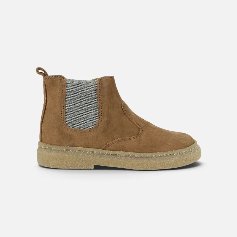 TRIX JOD ZIP - NUBUCK GRAINE - COGNAC